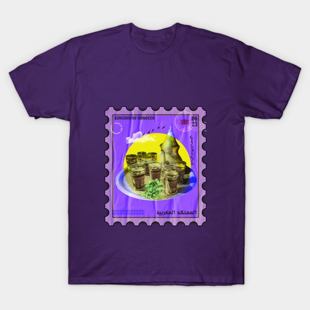 Moroccan tea T-Shirt by ARTWEARABLE.MA